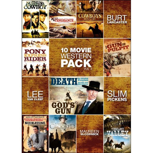 10-Movie Western Pack, Vol. 2 (Nothing Too Good For a Cowboy / Kid Vengeance / Cowboys Don't Cry / Pony Express Rider / Gun and the Pulpit / Death Rides a Horse / God's Gun / Ned's Blessing / Against Sky) 10-Movie Western Pack, Vol. 2 (Nothing Too Good For a Cowboy / Kid Vengeance / Cowboys Don't Cry / Pony Express Rider / Gun and the Pulpit / Death Rides a Horse / God's Gun / Ned's Blessing / Against Sky)