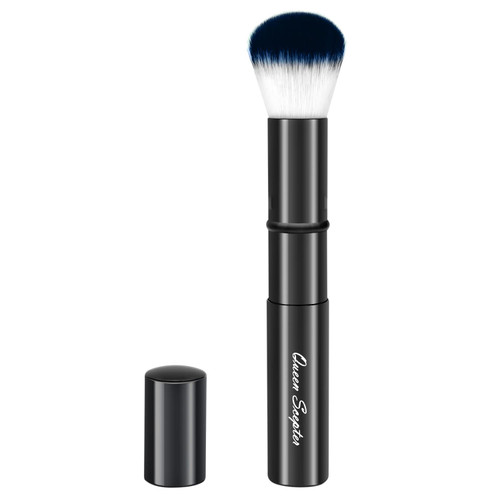 Retractable Kabuki Makeup Brush, Travel Face Blush Brush, Portable Powder Brush with cap for Foundation, Color, Highlight, Contour, Blush, Flawless, Powder Cosmetics Retractable Kabuki Makeup Brush, Travel Face Blush Brush, Portable Powder Brush with cap for Foundation, Color, Highlight, Contour, Blush, Flawless, Powder Cosmetics
