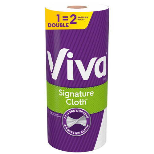 Viva Signature Cloth Paper Towels, Choose-A-Sheet - 1 Double Roll (94 Sheets per Roll)