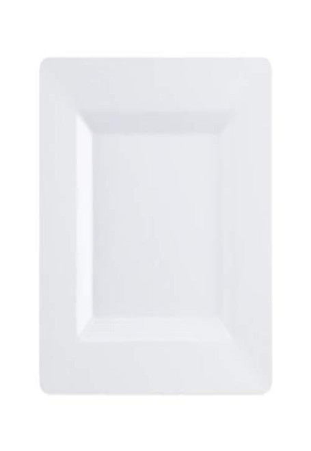 DecorLine White Square Plate - 8' | Carre Collection | Pack of 10