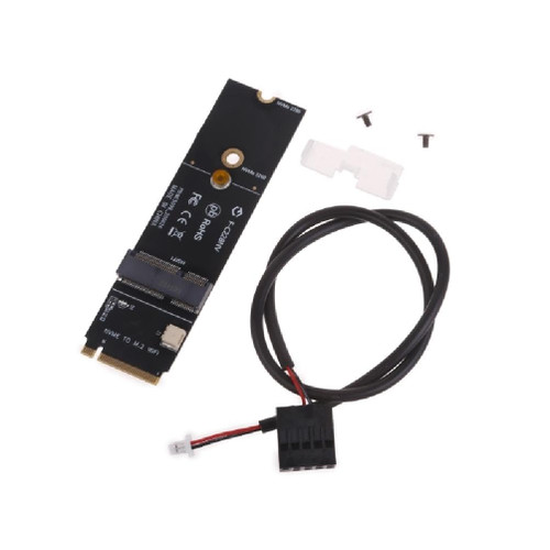 NGFF M.2 Key M to Key A+E Extension Cable NGFF Key M to A+E 2230 Adapter Card Board Supports PCIE NVME SSD for Windows PCIE M2 Adapter