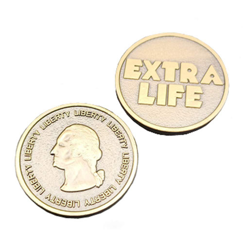 Ready Player One Coin Extra Life Coin Quarter Props - Extra Life Challenge Coin Golf Ball Marker