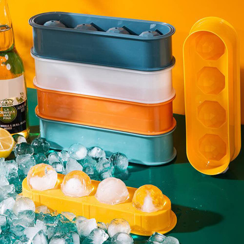 Round Ice Cube Tray,Ice Ball Maker,Reusable Large Ice Sphere Mold Tray,Easy Release Round Ice Sphere Tray for Whiskey,Cocktails,Bourbon,BPA Free Whiskey Ice Ball Maker Ice Cube Mold Trays(1PCS) Round Ice Cube Tray,Ice Ball Maker,Reusable Large Ice Sphere Mold Tray,Easy Release Round Ice Sphere Tray for Whiskey,Cocktails,Bourbon,BPA Free Whiskey Ice Ball Maker Ice Cube Mold Trays(1PCS)