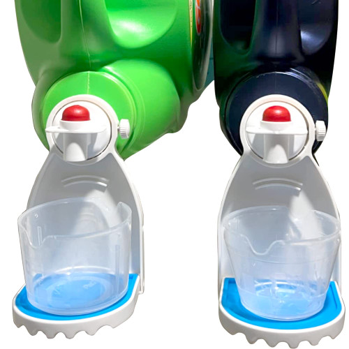 2 PCS Laundry Liquid Detergent Cup Holder Dulinkas Drip Catcher Tray Fabric Softener Drip Catcher Soap Holder Tray Cup Laundry Cup Holder and Drip Tray Laundry Cup Stand Container