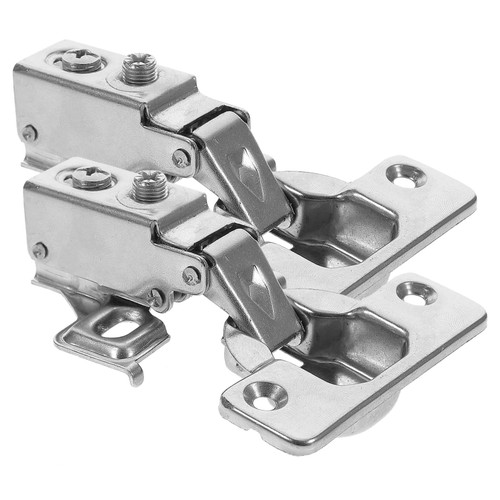 OSALADI 2pcs Cabinet Door Hinges Glass Door Hinge Hinges for Kitchen Cabinets Self Closing Door Hinges Cabinet Self Closing Hinges Door Damper Self Closing Cabinet Hinges Tiny Hinges Major