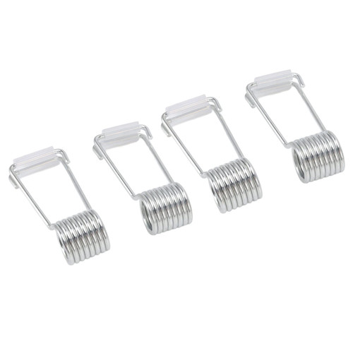 plplaaoo Spring Hinge Door Closer, Spring Hinge Door Closer, Fits on Most Door Butt Hinge Pins,4 PCS 2CM Spring Hinge Door Closer Self Closing Spring Butt Hinge Pins Door Latch Accessories