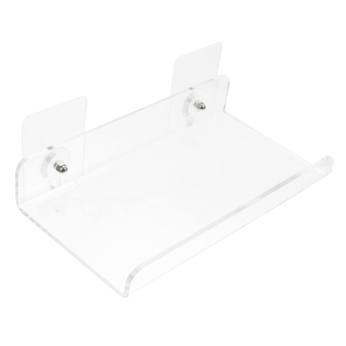 Ciieeo Acrylic Display Stand Clear Wall Shelves Invisible Bookshelf Magazine Wall Rack Acrylic Shelves Floating Acrylic Wall Shelf Display Shelves Acrylic Wall Display Shelf Transparent