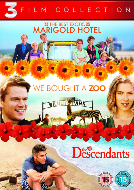 The Best Exotic Marigold Hotel / We Bought a Zoo / The Descendants Triple Pack [DVD] [2012]