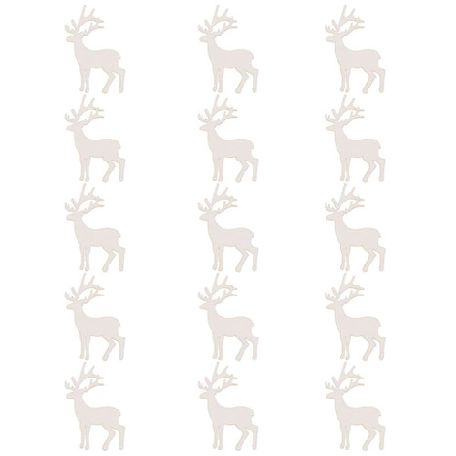 USHOBE 15Pcs Christmas Wooden Reindeer Ornaments Wood Deer Decor Christmas Tree Elk Pendant Unfinished Wood Cutout Slices Gift Tags for DIY Xmas Decor USHOBE 15Pcs Christmas Wooden Reindeer Ornaments Wood Deer Decor Christmas Tree Elk Pendant Unfinished Wood Cutout Slices Gift Tags for DIY Xmas Decor