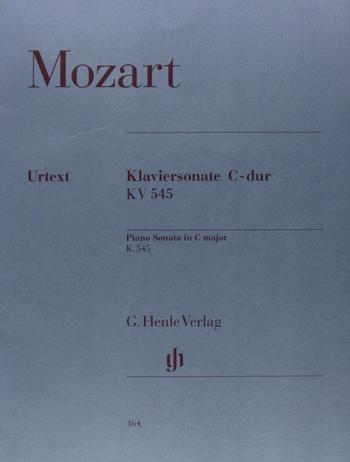 Piano Sonata K545 C Major (Multilingual Edition) (German, English and French Edition)