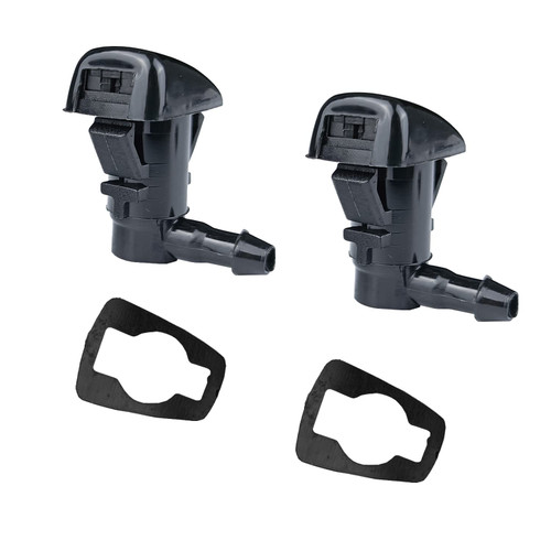 VEELECP One Pair Windshield Washer Nozzle Sprayers Kit Compatible for 2008-2012 Ford Fusion/Mercury Milan/Lincoln MKZ Front Windshield Washer Squirter Nozzle Replace 8E5Z17603A