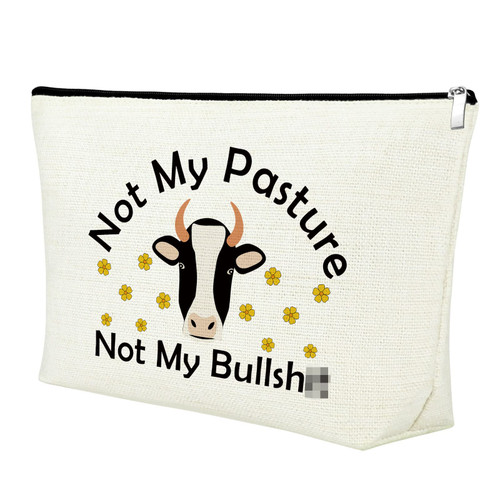 Cows Gifts for Cow Lovers Funny Cow Gift for Cowgirl Makeup Bag Cosmetic Bag Cow Themed Gift Western Cow Gift Animal Lovers Gift Birthday Gift for Best Friend Sister Cow Print Travel Makeup Pouch