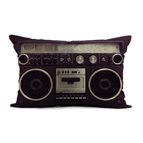 Topyee Throw Pillow Cover 12x20 Inch Speaker Retro Boombox Cassette Player Ghetto Blaster 80S Radio Home Decor Pillowcase Lumbar Pillow Case Cushion Cover for Sofa Couch Bed Topyee Throw Pillow Cover 12x20 Inch Speaker Retro Boombox Cassette Player Ghetto Blaster 80S Radio Home Decor Pillowcase Lumbar Pillow Case Cushion Cover for Sofa Couch Bed