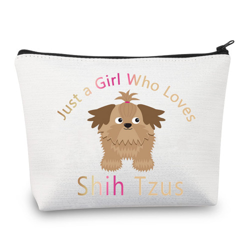 CMNIM Shih Tzu Dog Gifts Shih Tzu Makeup Cosmetic Bag Shih Tzus Lover Gift for Shih Tzus Owner Travel Toiletry Bag Organizer (Shih Tzus Makeup Bag white) CMNIM Shih Tzu Dog Gifts Shih Tzu Makeup Cosmetic Bag Shih Tzus Lover Gift for Shih Tzus Owner Travel Toiletry Bag Organizer (Shih Tzus Makeup Bag white)