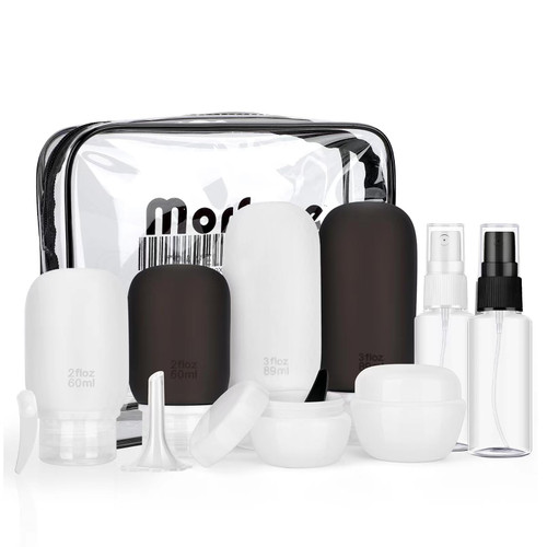 Morfone 13 Pack Travel Bottles Leakproof Travel Containers for Toiletries TSA Approved Silicone Travel Accessories Squeezable Refillable 2oz 3oz for Cosmetic Shampoo Conditioner Lotion (BPA Free) Morfone 13 Pack Travel Bottles Leakproof Travel Containers for Toiletries TSA Approved Silicone Travel Accessories Squeezable Refillable 2oz 3oz for Cosmetic Shampoo Conditioner Lotion (BPA Free)