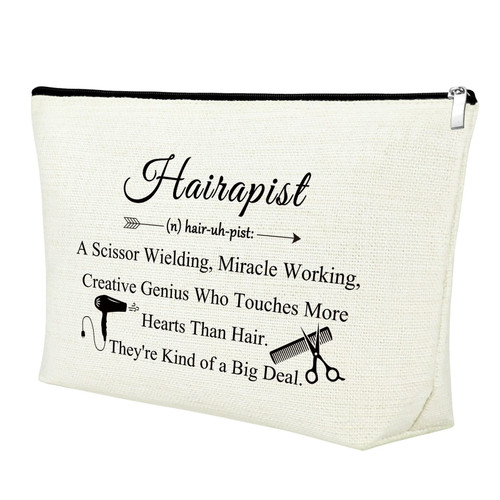 Appreciation Gift for Hairdresser Hair Stylist Gift Makeup Bag Barber Hairdresser Gift for Women Cosmetic Bag Inspirational Hairstylist Gift Friendship Gift for Her Travel Makeup Pouch Christmas Gift Appreciation Gift for Hairdresser Hair Stylist Gift Makeup Bag Barber Hairdresser Gift for Women Cosmetic Bag Inspirational Hairstylist Gift Friendship Gift for Her Travel Makeup Pouch Christmas Gift