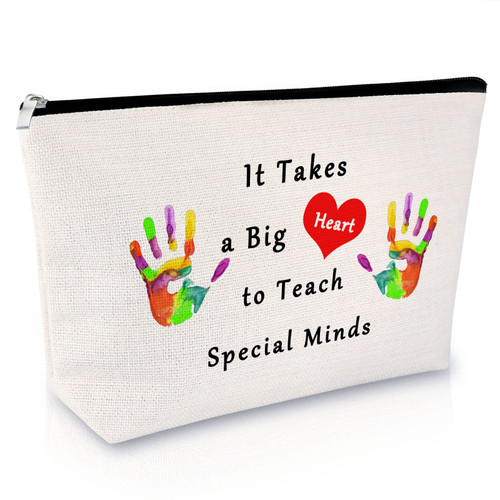Special Education Teacher Gift Makeup Bag Thank You Gift for Women Funny Birthday Gift for Teacher Retirement Appreciation Gifts for Teacher Her Christmas Teacher Day Gift Travel Cosmetic Pouch Special Education Teacher Gift Makeup Bag Thank You Gift for Women Funny Birthday Gift for Teacher Retirement Appreciation Gifts for Teacher Her Christmas Teacher Day Gift Travel Cosmetic Pouch