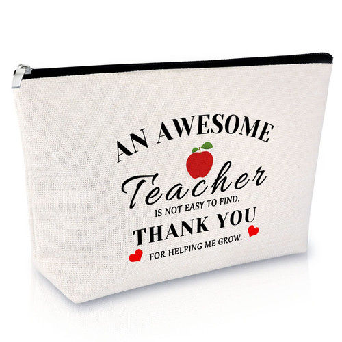 Teacher Appreciation Gift for Women Makeup Bag Thank You Gift for Her Birthday Retirement Gift for Her Cosmetic Bag Graduation Gift for Teacher Christmas Thanksgiving Day Gift Travel Cosmetic Pouch Teacher Appreciation Gift for Women Makeup Bag Thank You Gift for Her Birthday Retirement Gift for Her Cosmetic Bag Graduation Gift for Teacher Christmas Thanksgiving Day Gift Travel Cosmetic Pouch