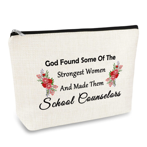 School Counselor Gift for Women Cosmetic Bag Teacher Makeup Bag Counselor Appreciation Gift Thank You Gift for Counselor Birthday Christmas Gift for School Counselor Retirement Gift Travel Pouch School Counselor Gift for Women Cosmetic Bag Teacher Makeup Bag Counselor Appreciation Gift Thank You Gift for Counselor Birthday Christmas Gift for School Counselor Retirement Gift Travel Pouch