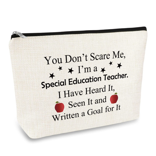 Special Education Teacher Appreciation Gift Makeup Bag Thank You Gift for Teacher ASL Disabler Teacher Autism Teacher Gift Cosmetic Bag Christmas Retirement Teachers Day Gift Travel Cosmetic Pouch Special Education Teacher Appreciation Gift Makeup Bag Thank You Gift for Teacher ASL Disabler Teacher Autism Teacher Gift Cosmetic Bag Christmas Retirement Teachers Day Gift Travel Cosmetic Pouch