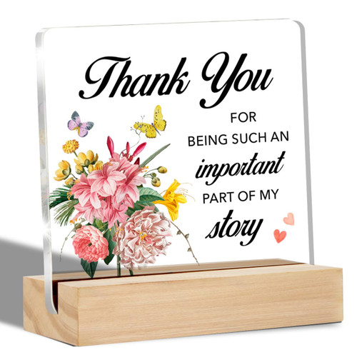 Appreciation Gifts Clear Desk Decorative Sign Thank You Gifts for Teacher Boss Coach Leader Acrylic Sign with Stand Table Plaque Sign Keepsake Office Decor Appreciation Gifts Clear Desk Decorative Sign Thank You Gifts for Teacher Boss Coach Leader Acrylic Sign with Stand Table Plaque Sign Keepsake Office Decor