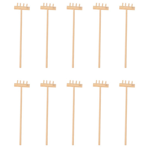 DOITOOL Mini Zen Garden Tool Rake Set, 10Pcs Zen Garden Sand Rake Tool, Meditation Feng Shui Decor Zen Garden Accessories for DIY Home Office Tabletop Decor