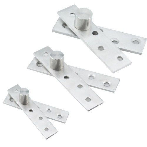 Door Pivot Hinge SQXBK 2PCS 360 Degree Rotation Hidden Stainless Steel Door Pivot Hinges, Concealing Door Hinge, 75x18mm