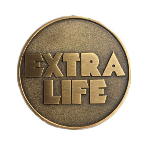 Aiyee Extra Life Coin Quarter - Ready Player One Extra Life Props,Bronze
