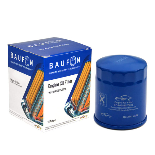 Baufon SOA6351520815 Oil Filter for Subaru Outback, Legacy, Impreza, Forester, XV Crosstrek, Ascent. Replace 15208AA160, 15208AA15A