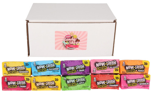 SECRET CANDY SHOP Now and Later Candy Chewy Variety Pack of 10 Flavors (1 of each, total of 10) SECRET CANDY SHOP Now and Later Candy Chewy Variety Pack of 10 Flavors (1 of each, total of 10)