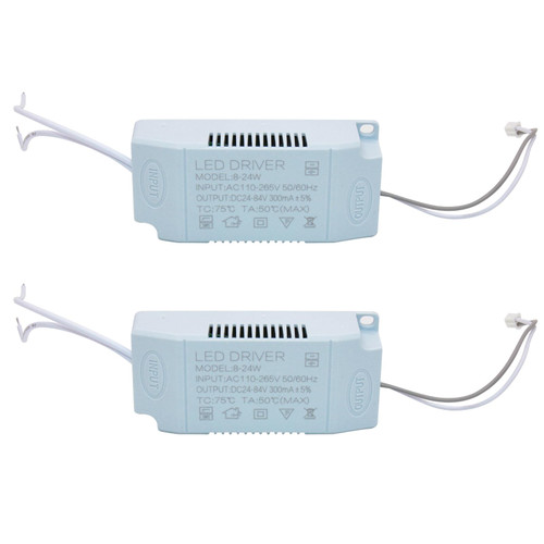 8-24W LED Driver 300mA Constant Current High Power AC 100-265V Output 24-36V DC Connector External Power Supply LED Ceiling Lamp Rectifier Transformer, Large Electric Panel