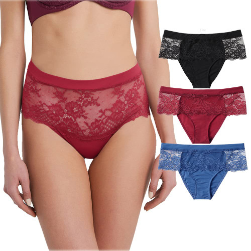 Aijolen Women High Waisted Stretch Brief Panties-Soft & Breathable Underwear for Ladies(Multipacks) Aijolen Women High Waisted Stretch Brief Panties-Soft & Breathable Underwear for Ladies(Multipacks)