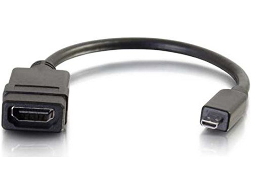 C2G/Cables to Go 41357 HDMI  Micro Male to HDMI  Female Adapter Converter Dongle