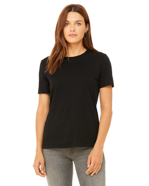 Bella + Canvas Ladies' Relaxed Triblend T-Shirt,SOLID BLK TRBLND,S