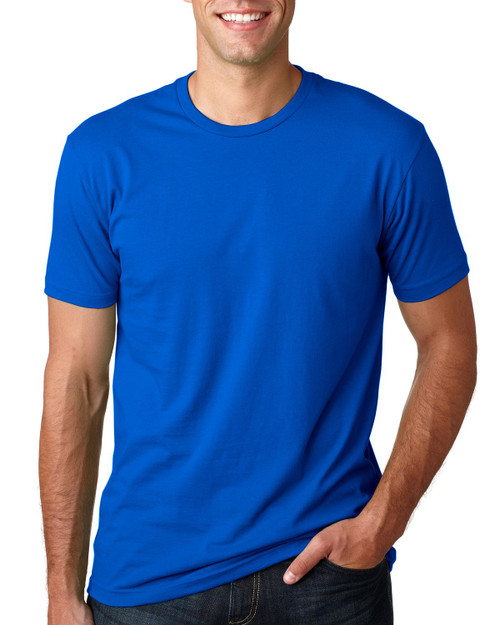 Next Level Mens Premium Fitted Short-Sleeve Crew T-Shirt - XX-Large - Royal