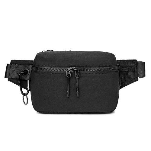 FODOKO Belt Bag for Women, Everywhere Fanny Pack Crossbody Bags with Adjustable Strap, Lightweight Waist Pack Bum Bags for Workout Running Hiking Travel Black FODOKO Belt Bag for Women, Everywhere Fanny Pack Crossbody Bags with Adjustable Strap, Lightweight Waist Pack Bum Bags for Workout Running Hiking Travel Black