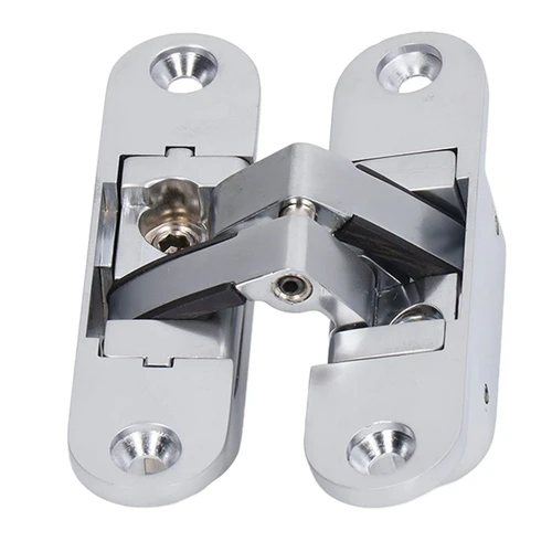 Concealed Door Hinge, 180 Degree Swing Zinc Alloy Cabinet Hinges Self Closing Cabinet Hinges