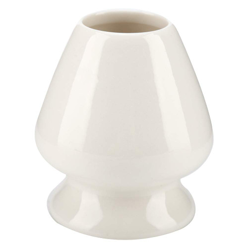 1Pc Matcha Whisk Stand Ceramic Holder for Bamboo Matcha Chasen, Ceramic Holder Traditional Tea Best Japanese Authentic Accessories for Bamboo Matcha Chasen Matcha Green Tea Ceremony(White)