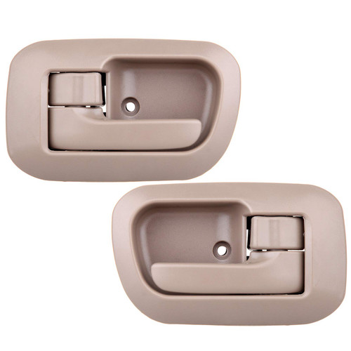 OCPTY Door Handles Interior Front Driver Passenger Side Replacement fit 1998-2003 Sienna Inside Door Handles Beige(2pcs)