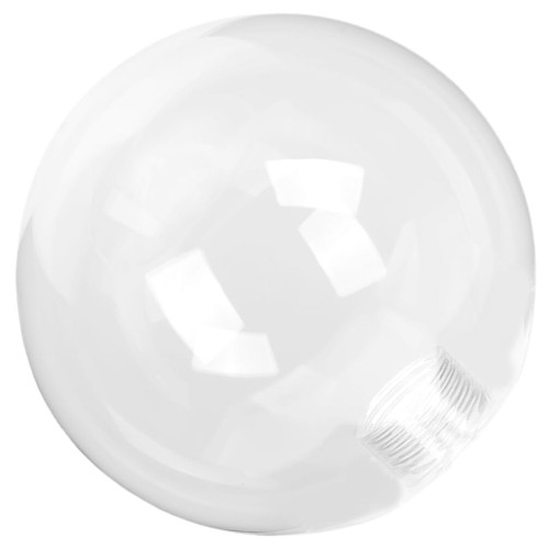 Unomor Clear Globe Glass Lamp Shade Replacement Ball Lampshade Cover Opal Sphere Shade Round Ball Lamp Cover for Pendant Light Chandelier Wall Sconce