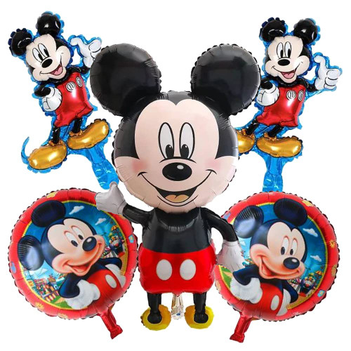 LOVSONG - 5PCS Birthday Party Balloons - Large Size Mouse Foil Balloon Mickey Balloon Mouse Balloon Kids Party Theme Decorations LOVSONG - 5PCS Birthday Party Balloons - Large Size Mouse Foil Balloon Mickey Balloon Mouse Balloon Kids Party Theme Decorations