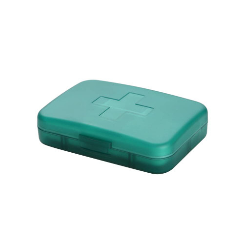 Eforcase Travel Pill Organizer, Portable Pill Case, 6 Compartments Daily Pill Organizer Small Pill Box for Pocket Purse Portable Weekly Pill Box Container for Medicine Vitamin