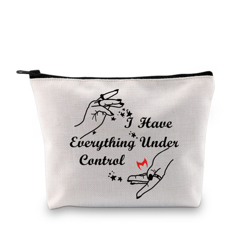 VAMSII Maximoff Makeup Bag Wanda Witch Travel Cosmetic Bag I Have Everything Under Control for Fans (Scarlet makeup bag)
