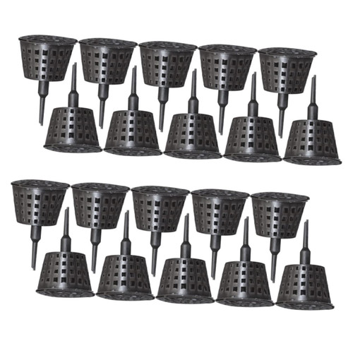 Happyyami 30pcs Box Fertilizer Box Fertilizer Box Garden Nursery pots Blood Meal Bonsai Fertilizer mesh Fertilizer Basket Fall Fertilizer for lawns Plant Slow Release Fertilizer Plastic