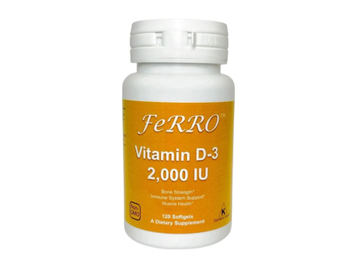 Ferro Vitamin D-3 2000 IU 120 Softgels Ferro Vitamin D-3 2000 IU 120 Softgels