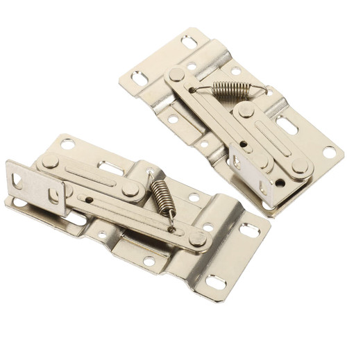Angoily 2 Pcs 45 Degree Pivot Hinge Tip-Out Tray Hinges Tip Out Tray Self Closing Hinges Standard Sink Hinges for Sink-Front Drawer,Steel Compatible Both Face Frame ? Frameless