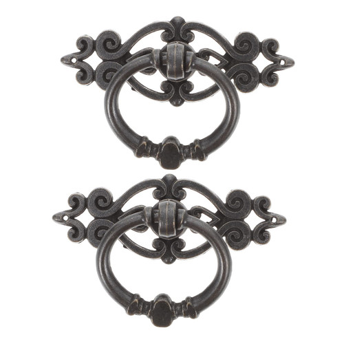Angoily Closet Door Knobs 6pcs Drawer Pull Cabinet Door Knobs Dresser Pulls Closet Door Knobs Cabinet Knobs Wardrobe Pulls Handle Retro Drawer Pulls Ring Cupboard Coffee Cabinet Pull