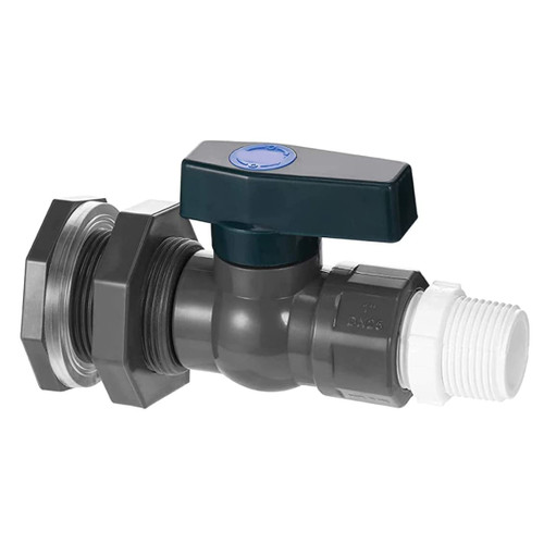 Rain Barrel Faucet Kit, 3/4 Inch Garden Faucet Connector with Bulkhead Fitting and Hose Adapter for Water Tanks Pools Rain Barrel Spigot Kit,Rain Barrel Spigot,Rain Barrel Diverter Kit.