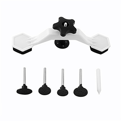 Qiilu PDR Tools Dent Removal Tools Car Body Paintless Dent Repair Tools Puller & Glue Pulling Tabs