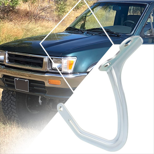 [Left/Driver Side] Factory Style Steel Hood Hinge Bracket Compatible with 89-95 Toyota Pickup/4Runner